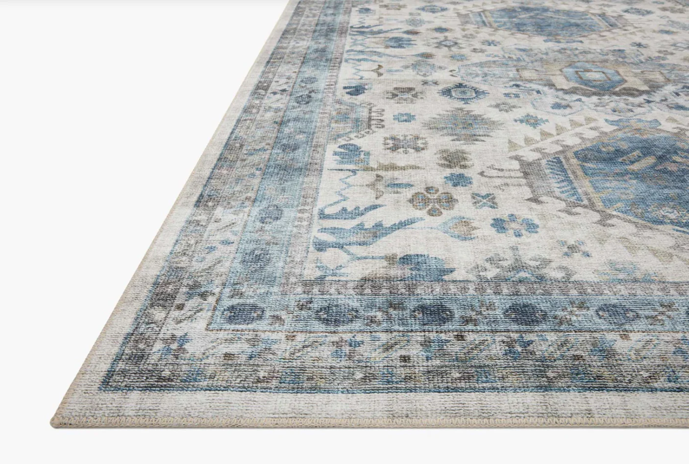Heidi Ivory/Ocean Rug