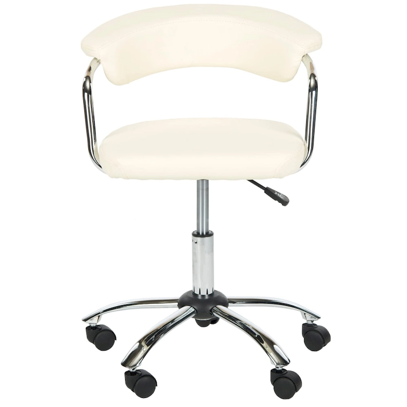 Silver Orchid Kelly Cream Desk Chair - 21W x 21D x 27H