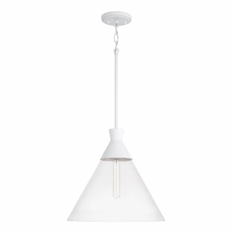 Paloma 1-light Hanging Pendant w/ Clear Glass