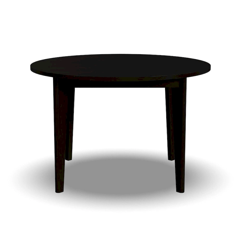 Brentwood Black Wood Round Dining Table