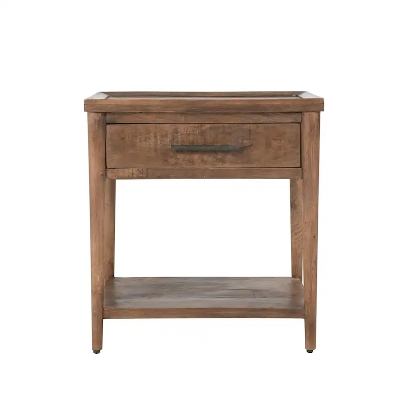 Ciaria 1-Drawer End Table Brown by Kosas Home