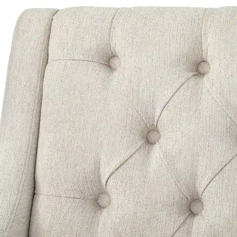 Pearl / Blue / Linen / Emerald Green / Grey Mid-Century Loveseat, 2-Seater