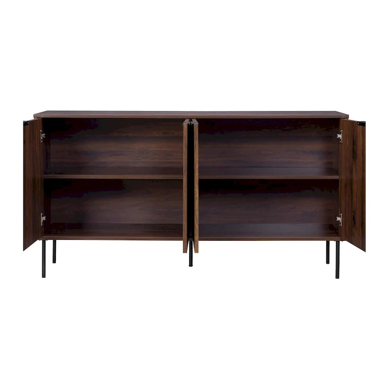 Lysander Fluted Sideboard Buffet Cabinet