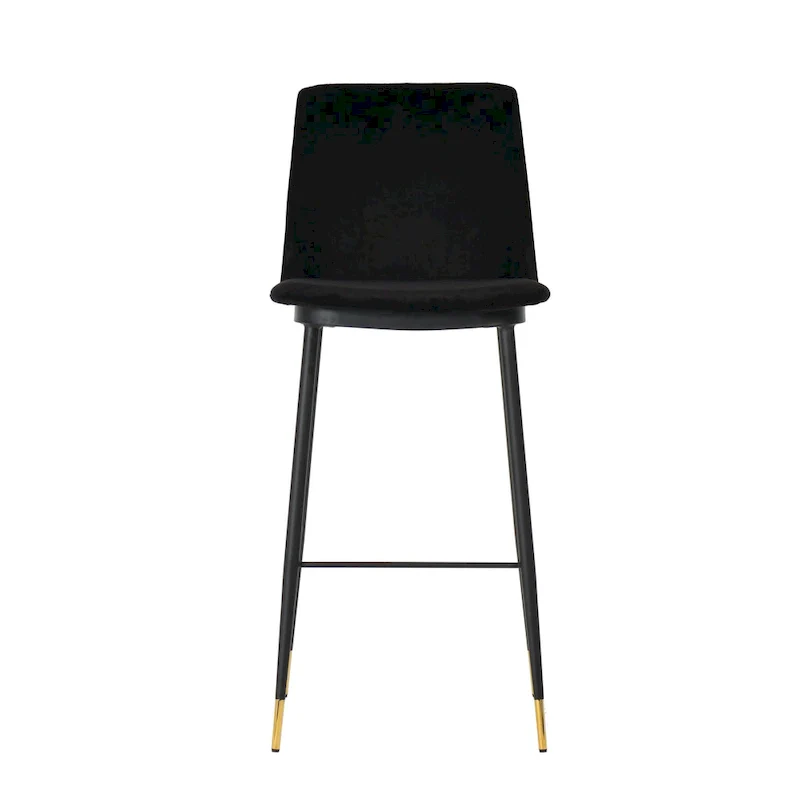 Evora Velvet Counter Stool (Set of 2)