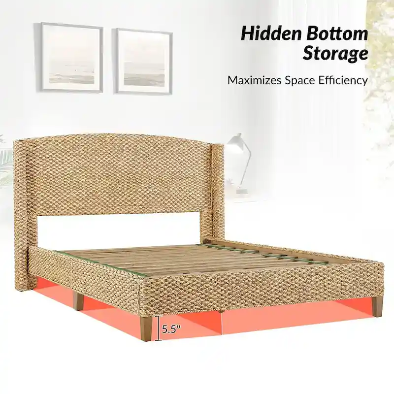 Ludwig Traditional Standard Bed with Wingback Design by HULALA HOME