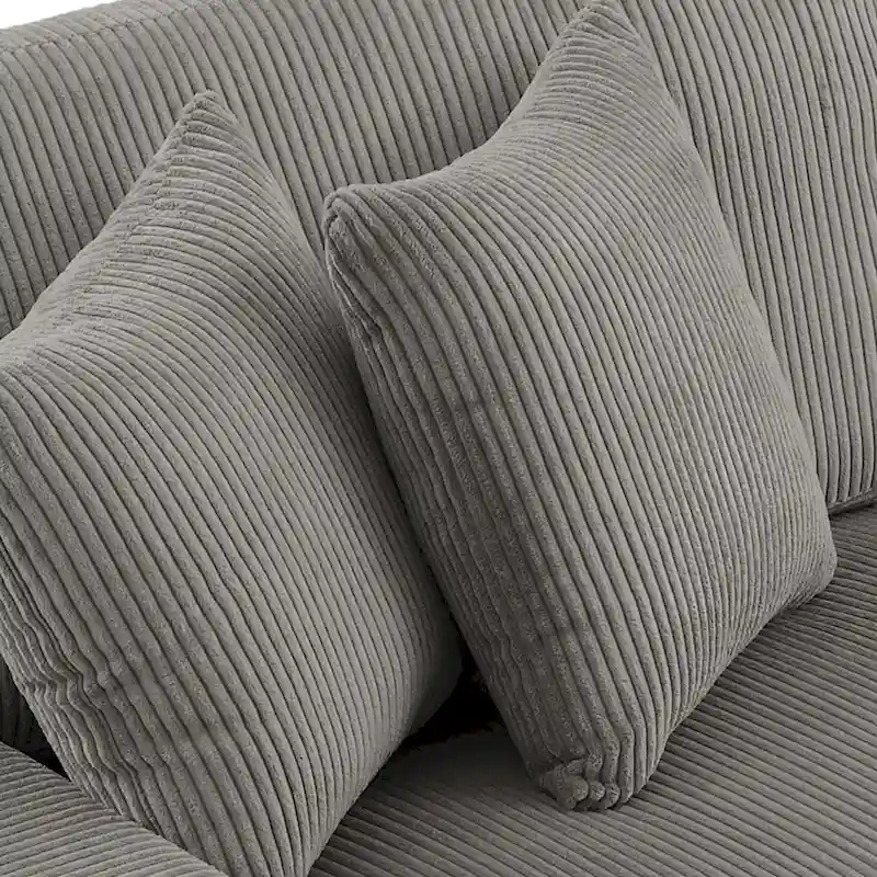 88 Convertible Larger Couch Modular Sectional Sofa Set