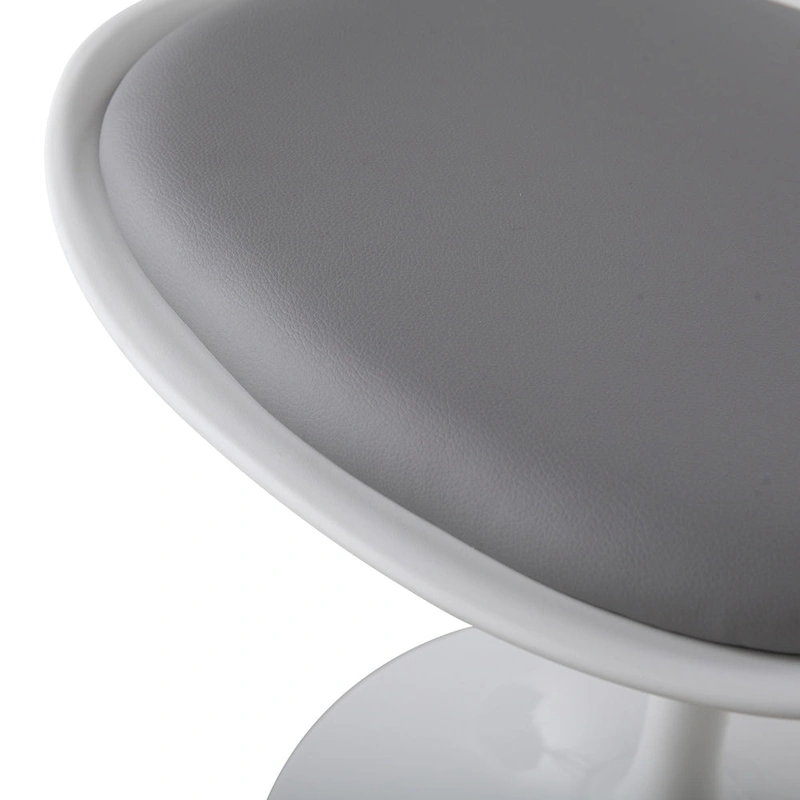 Swivel Tulip Side Chair,Dining Chair with Cushioned Seat and Curved Backrest