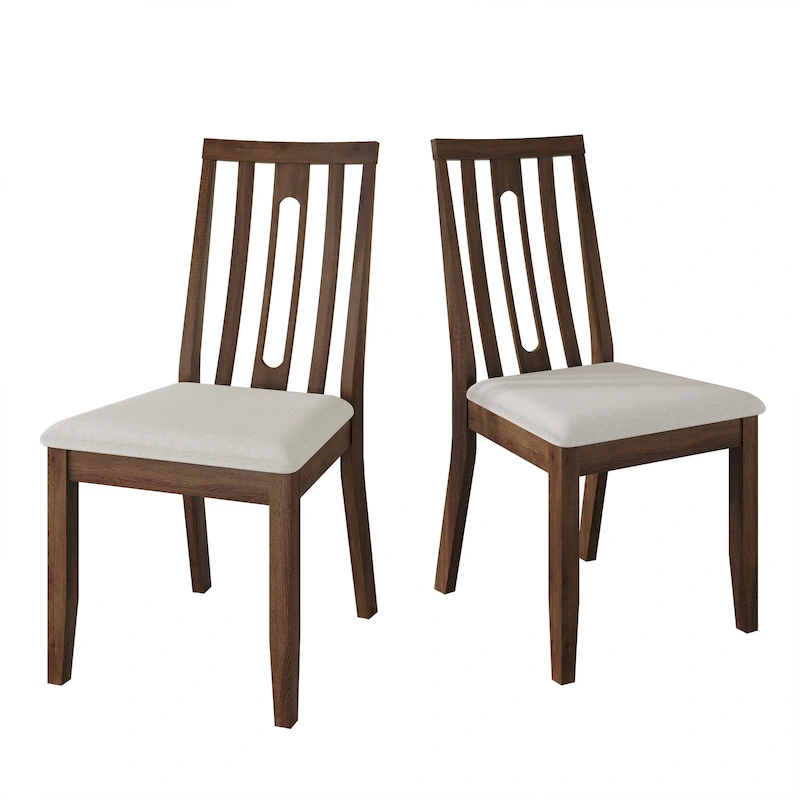 CraftPorch Contemporary Wooden Dining Chairs (Set of 2) - N/A