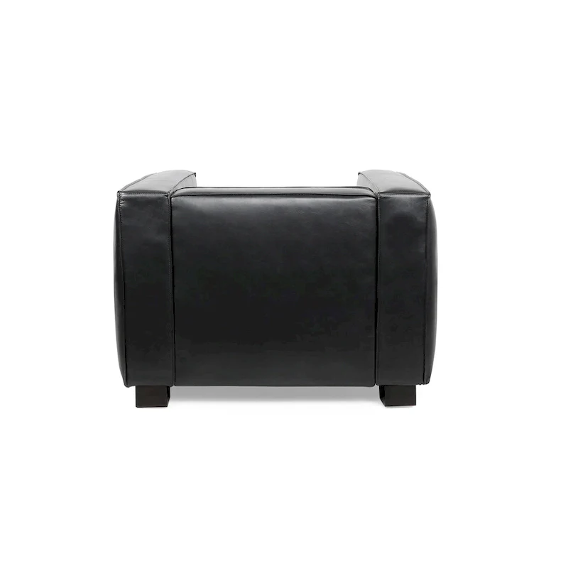 Goyette Faux Leather Club Chair