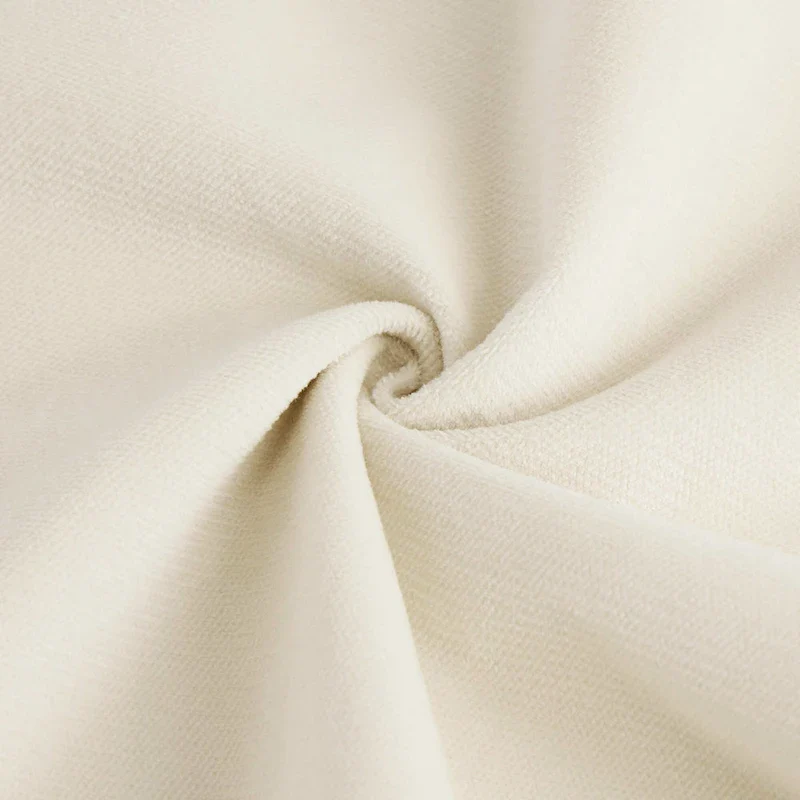 Velvet Fabric Loveseat Couch Modular Sectional Sofa with 2 Ottomans