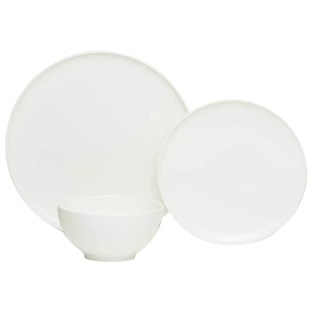 Red Vanilla Every Time White 18Pc Dinner Set