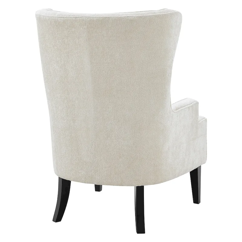 Clementine KD Fabric Wing Accent Arm Chair