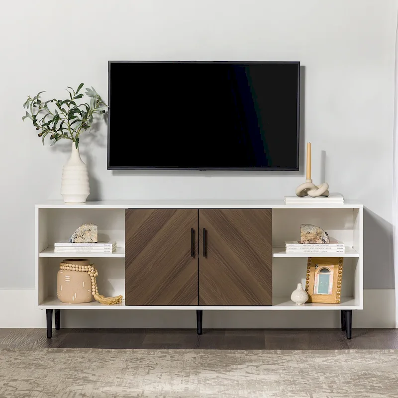 Middlebrook Modern Bookmatch 58-inch TV Stand