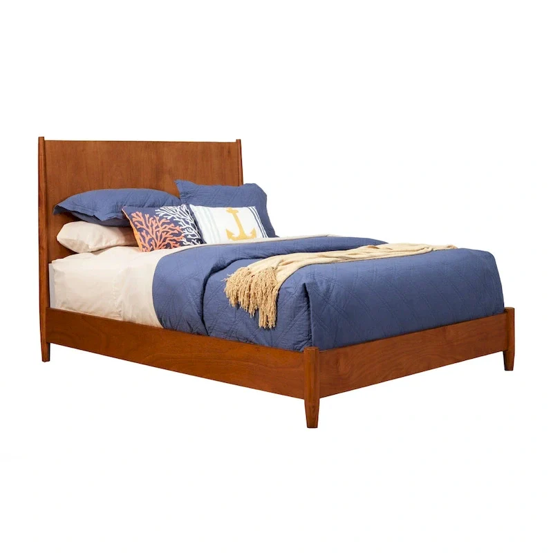 Carson Carrington Grenivik Mid Century Modern Panel Bed