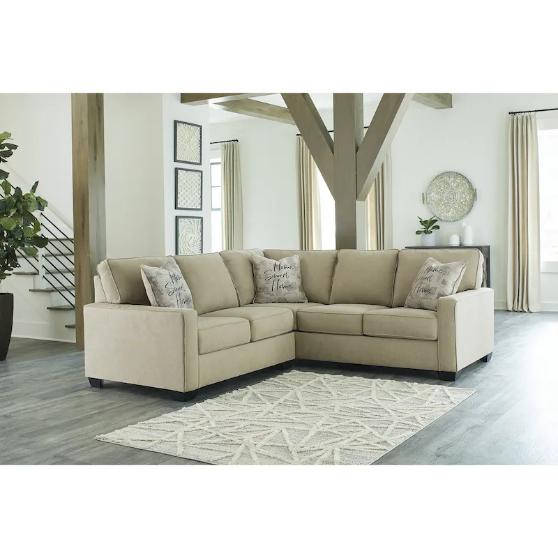 Signature Design by Ashley Lucina 2-Piece Sectional - 94W x 93D x 38H