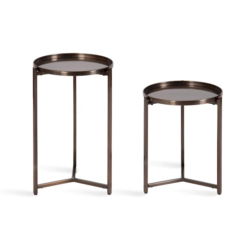 Kate and Laurel Aguilar Plant Stand Set - 2 Piece