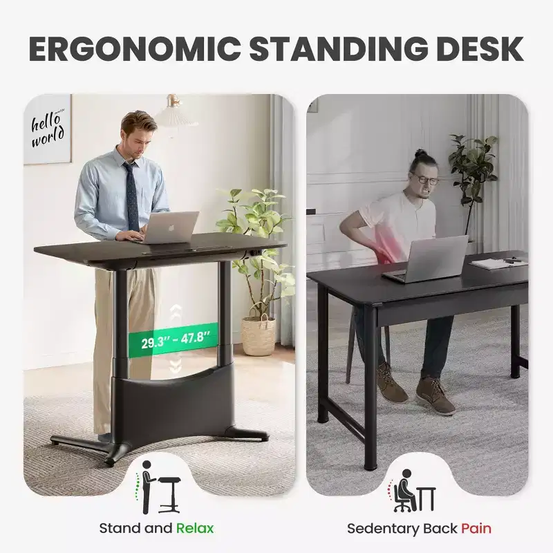 LumiDesk All in 1 Electric Height Adjustable Desk  Smart, Modular & Ergonomic