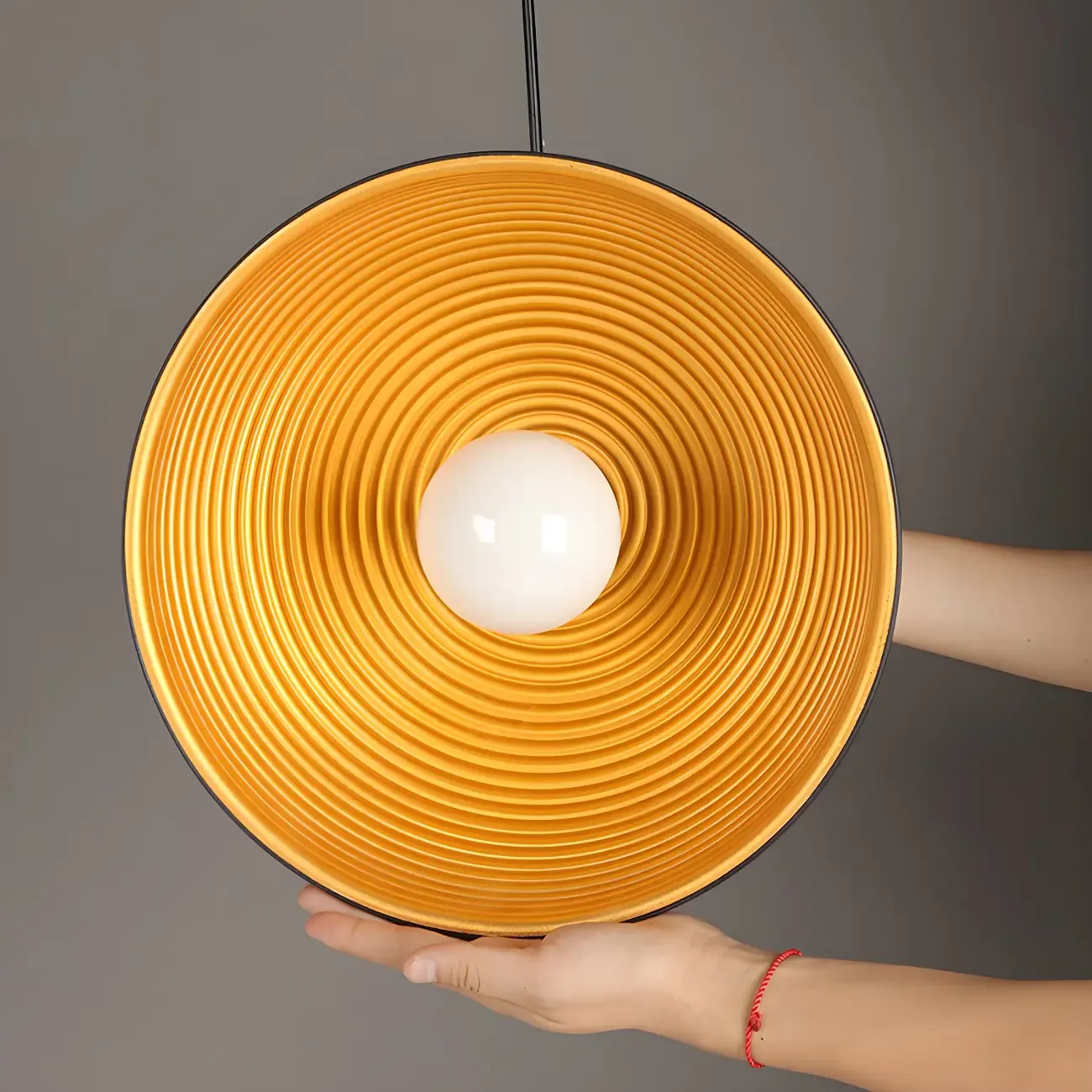 Industrial Rustic Black Metal Dome Kitchen Pendant Light