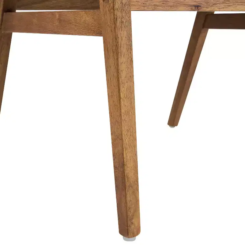 Christopher Knight Home Rosa Mid-Century Modern Rubberwood Upholstered Dining Chairs (Set of 2)