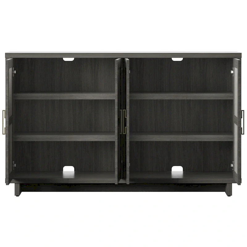 Coastal Sideboard with Linen Inspired Accents