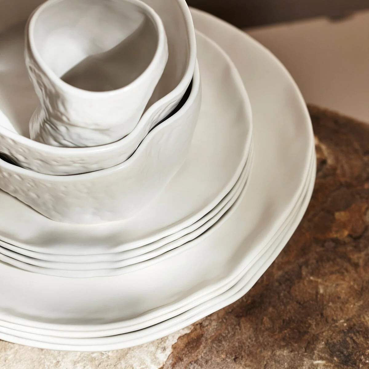 Stone by Mercer Project ATIK Stoneware Dinnerware Set
