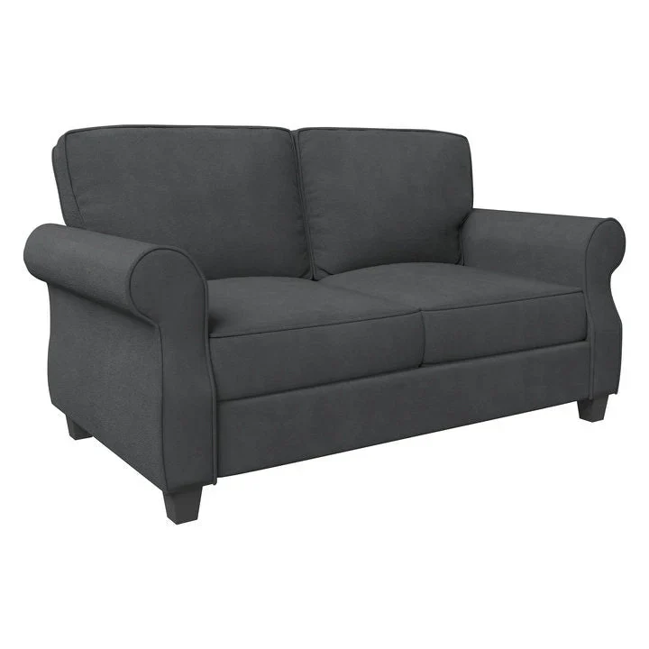 Upholstered Sofa with Solid Wood Frame - 30.30 x 56.30 x 33.10