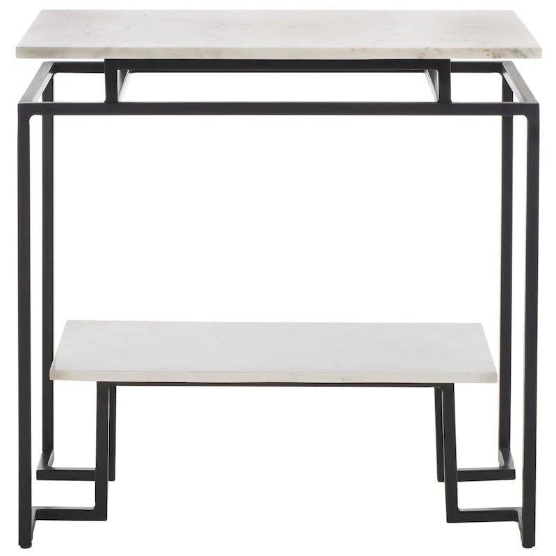 SAFAVIEH Malvina Single Shelf Rectangle Accent Table - 24 L x 14 D x 24 H - 24Wx14Dx24H