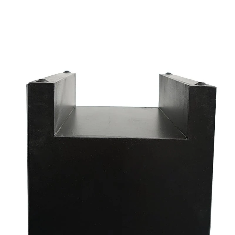 Mirrored Glass Bedside Table with Three Drawers