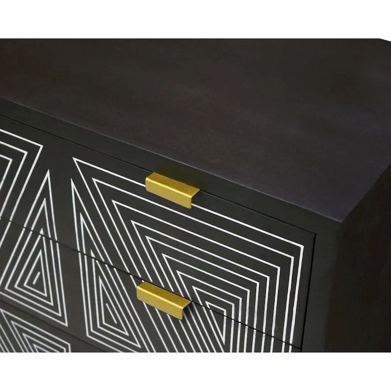 Bidi Mid-Century Modern 4-Drawer Mini Chest by Furniture of America