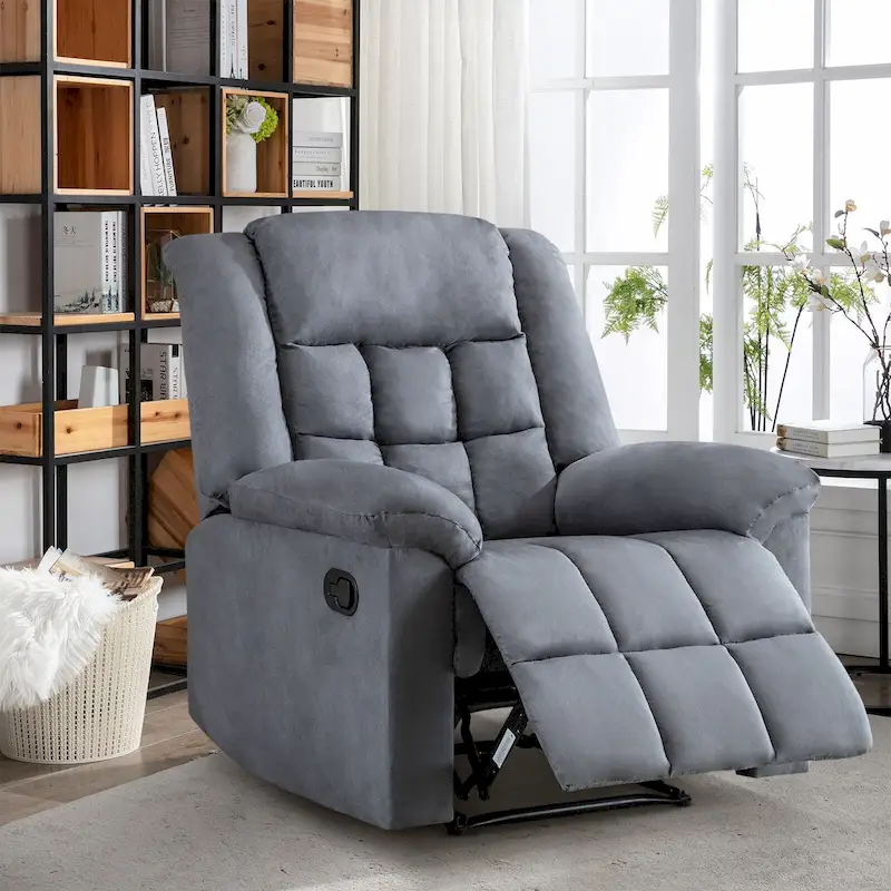 Ebello Classic Soft Padded Manual Recliner