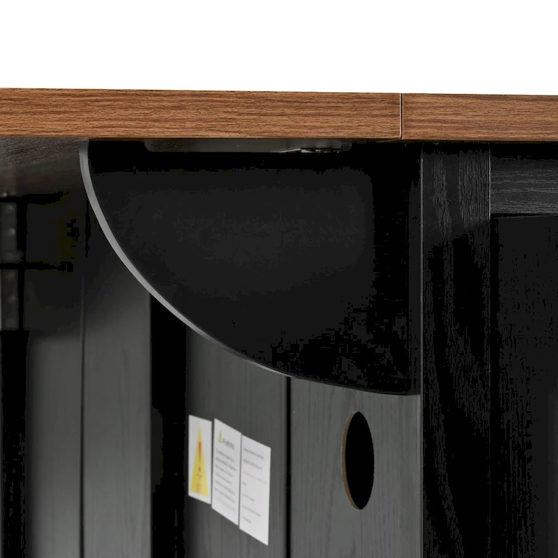 53.5 Farmhouse Kitchen Island with Power Outlet