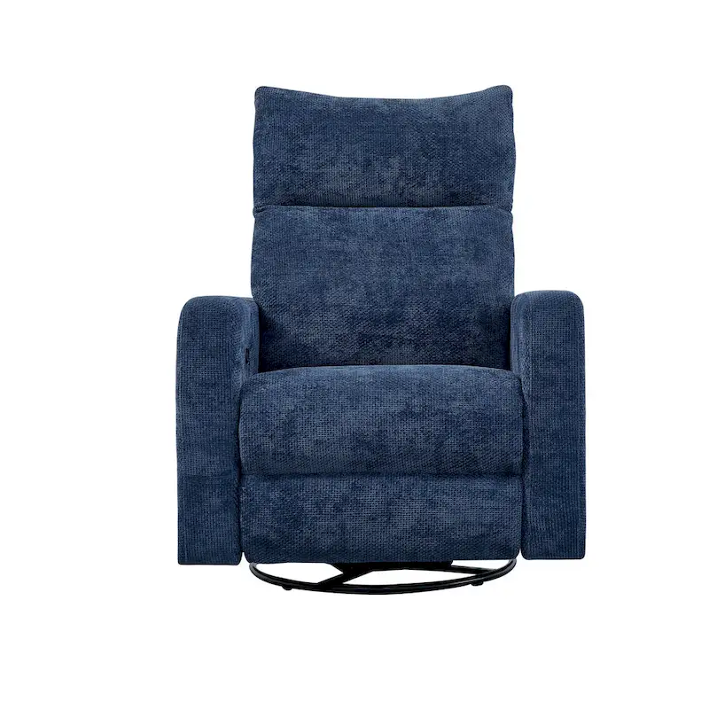 Olmas 33.5 W Power Swivel Glider Recliner with USB Charger