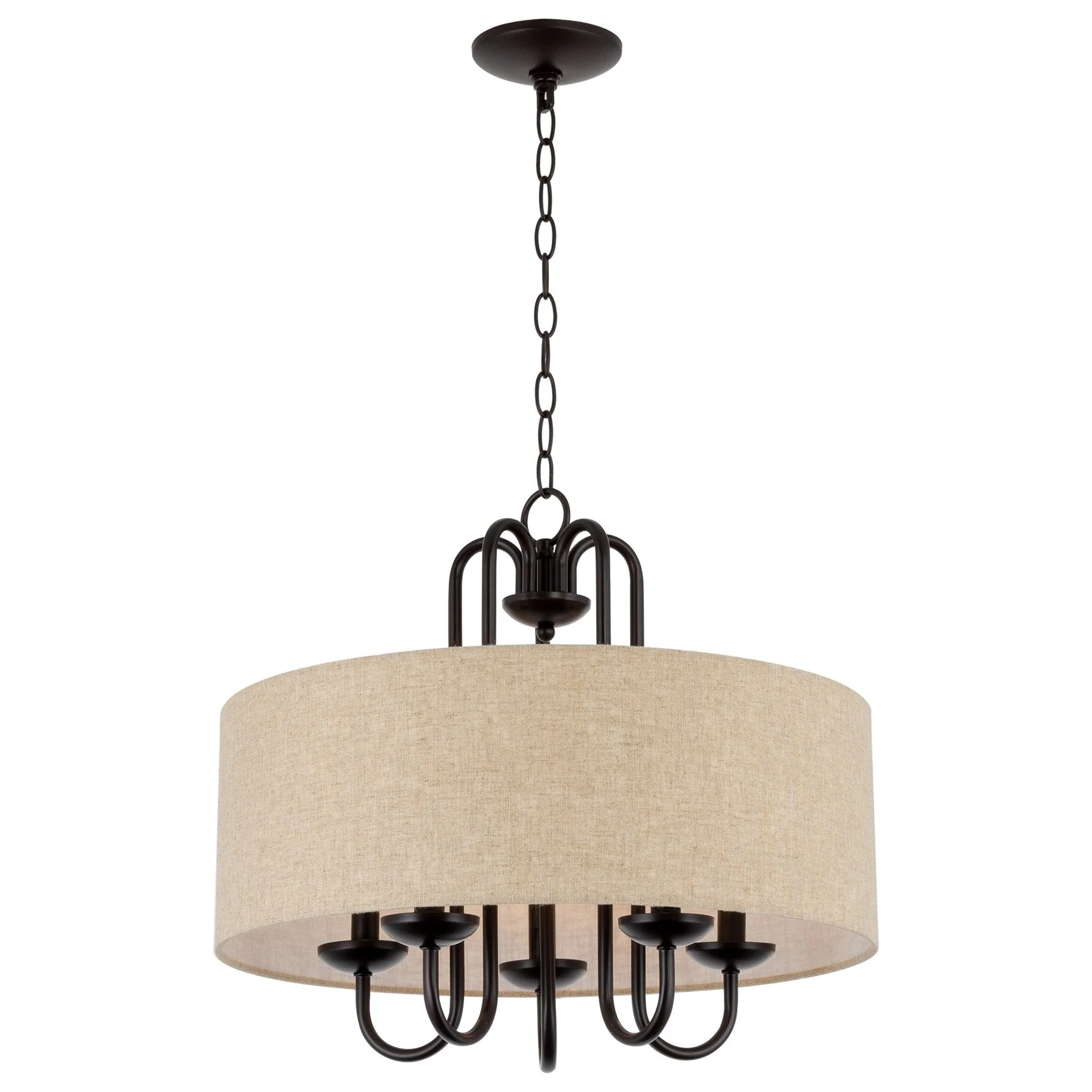 Gwenyth 20 5-Light Modern Drum Chandelier