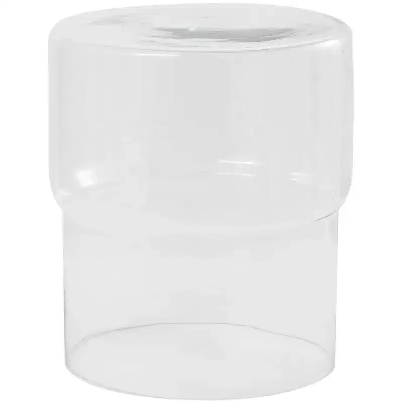 Olivia & May Glass Modern Accent Table