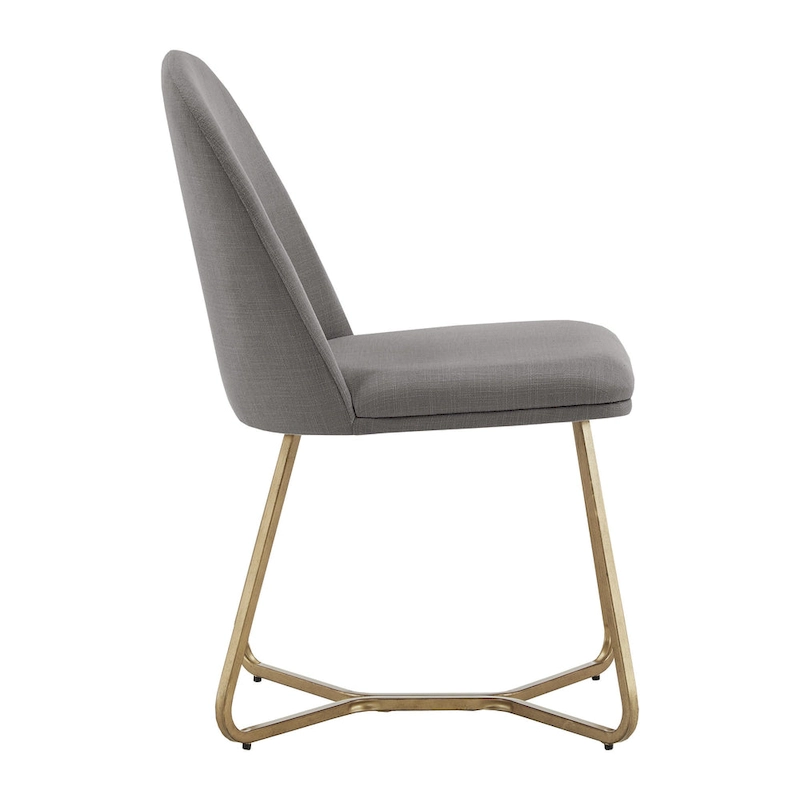 Cheyenne Gold Metal Dining Chair (Set of 2) by iNSPIRE Q Modern