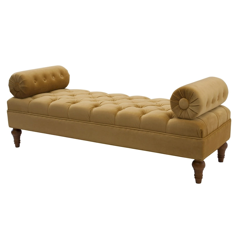 Lewis Bolster Arm Entryway Bench