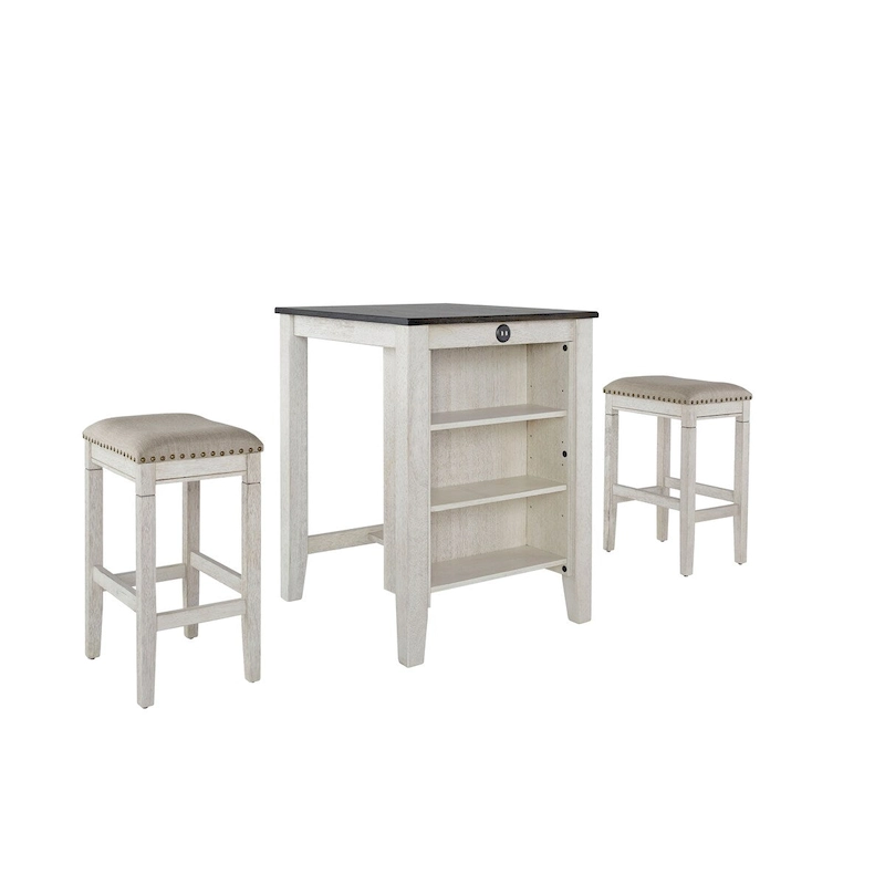 Tapas Counter Table and 2 Stools 3-piece Set