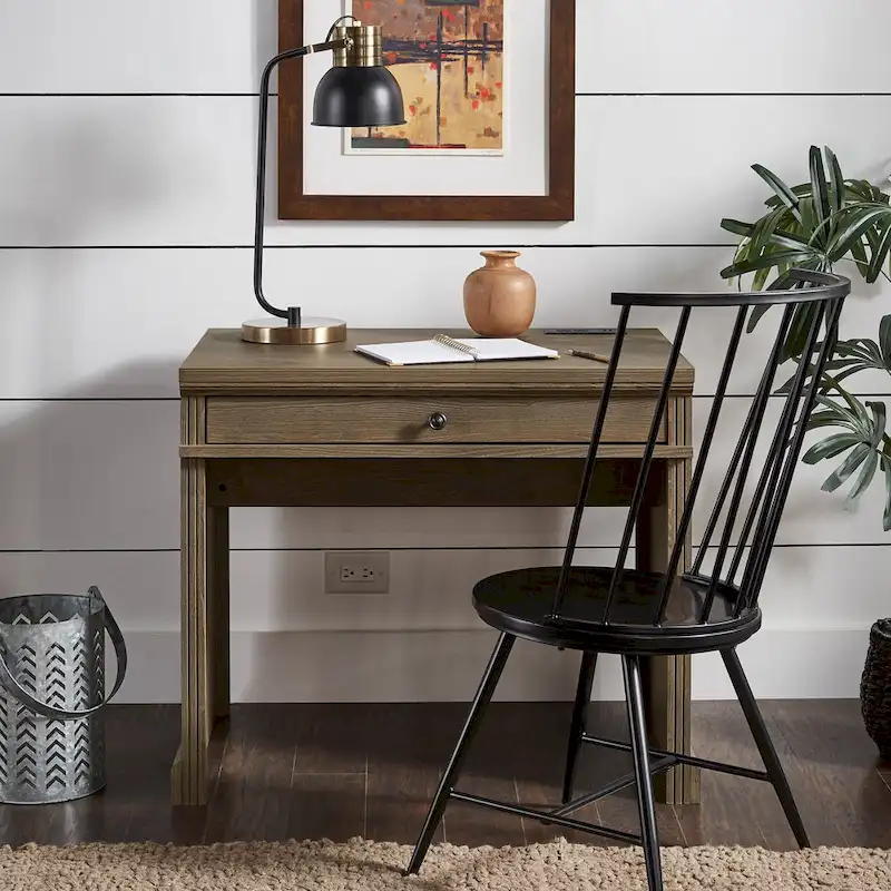 Hinesburg 35 in. Writing Desk with USB Charger by iNSPIRE Q Classic