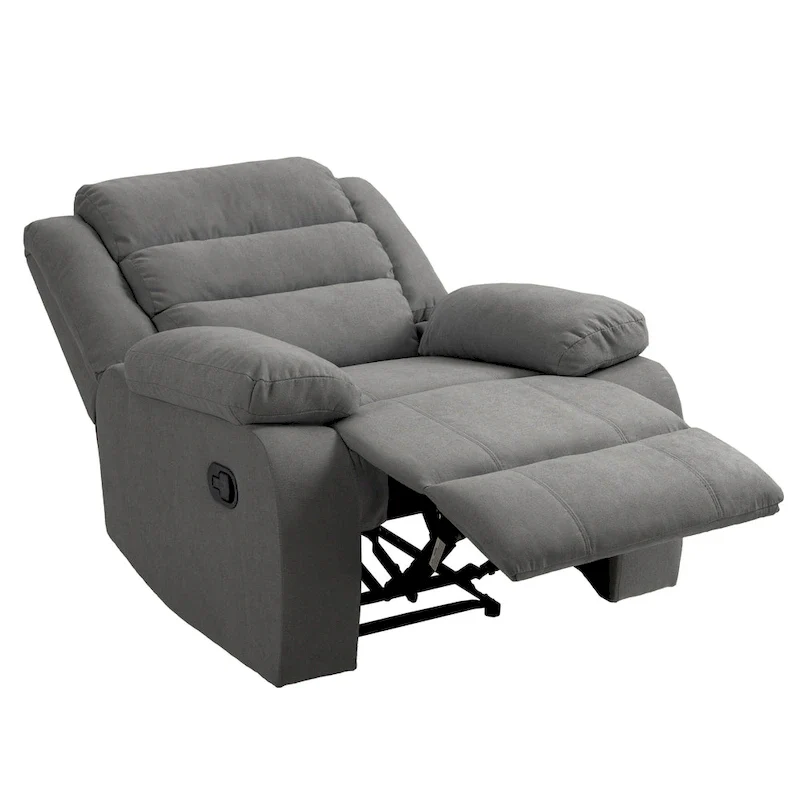 Classic and Traditional Manual Recliner Chair Single Sofa
