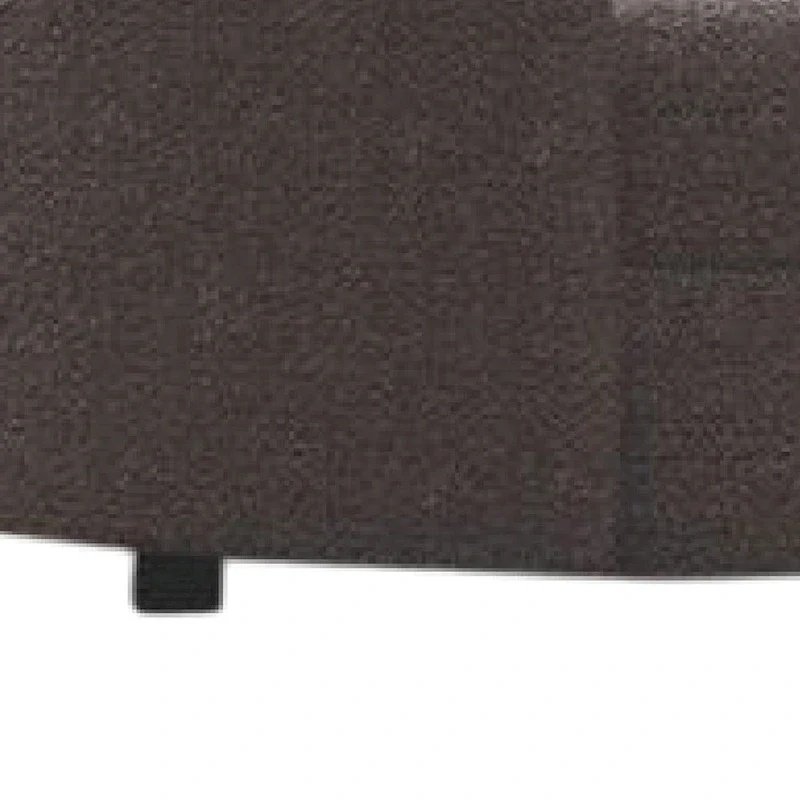 64-Inch Two-Seater Sofa — Charcoal Grey Bouclé with Curved, Kidney-Shaped Design