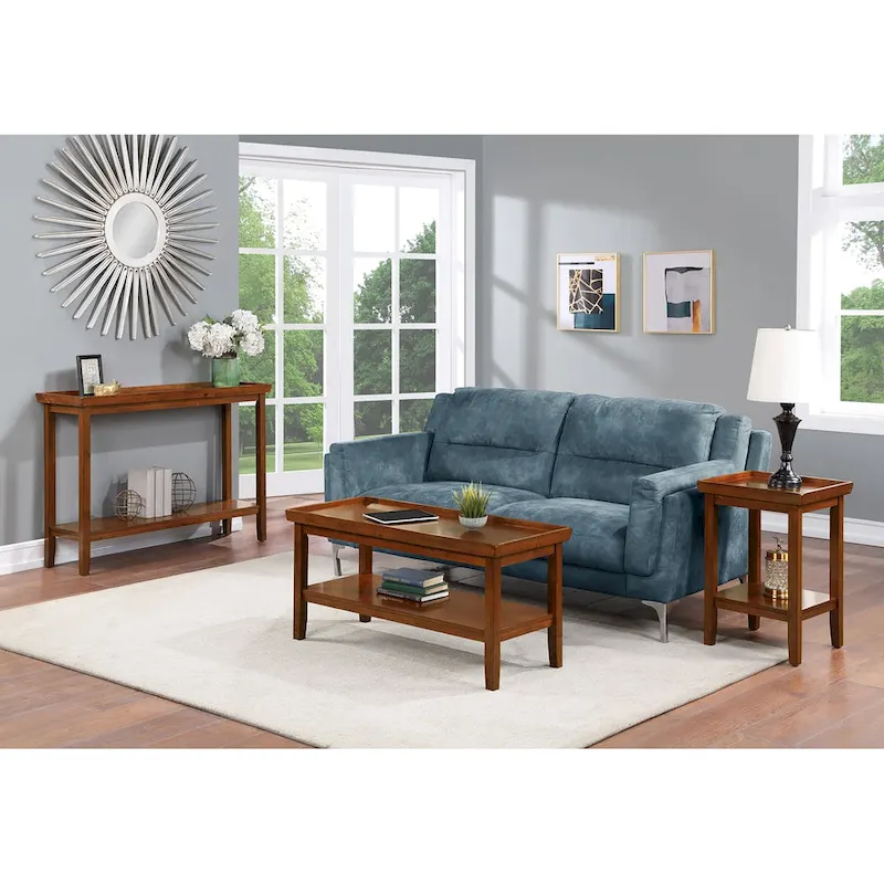 Convenience Concepts Ledgewood End Table with Shelf
