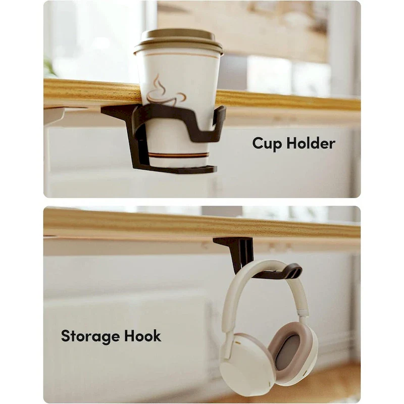 FEZIBO Standing Desk, Electric Stand up Height Adjustable Home Office Table, Sit Stand Desk with Splice Board