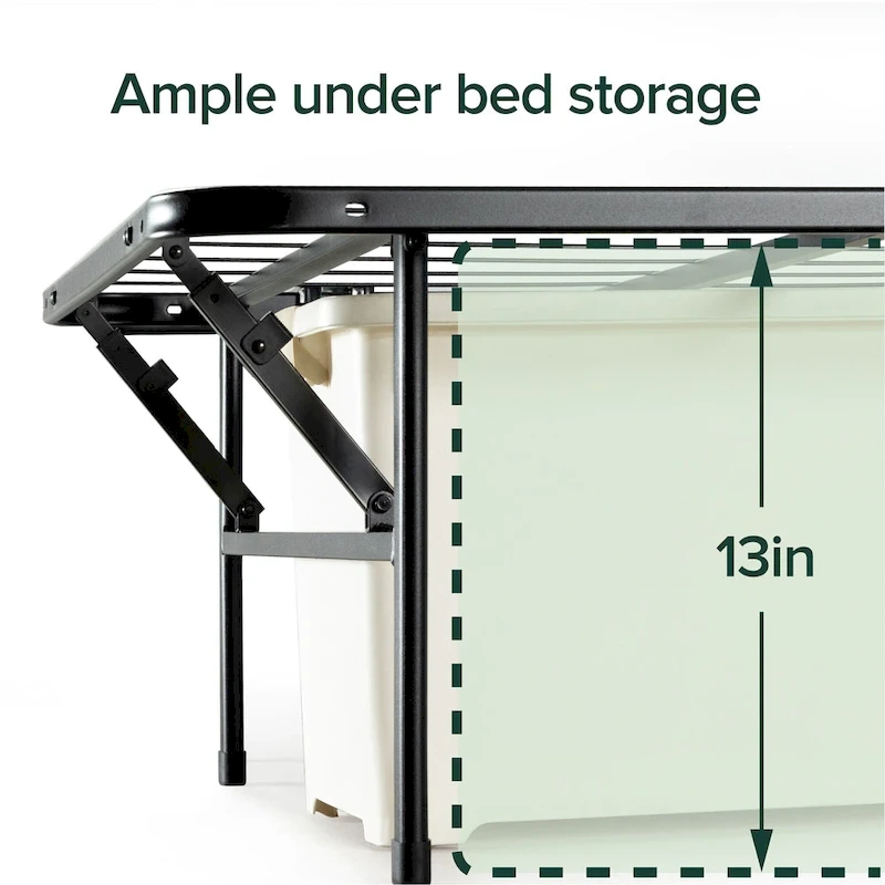 Priage by ZINUS 14 Inch SmartBase Tool-Free Assembly Mattress Foundation