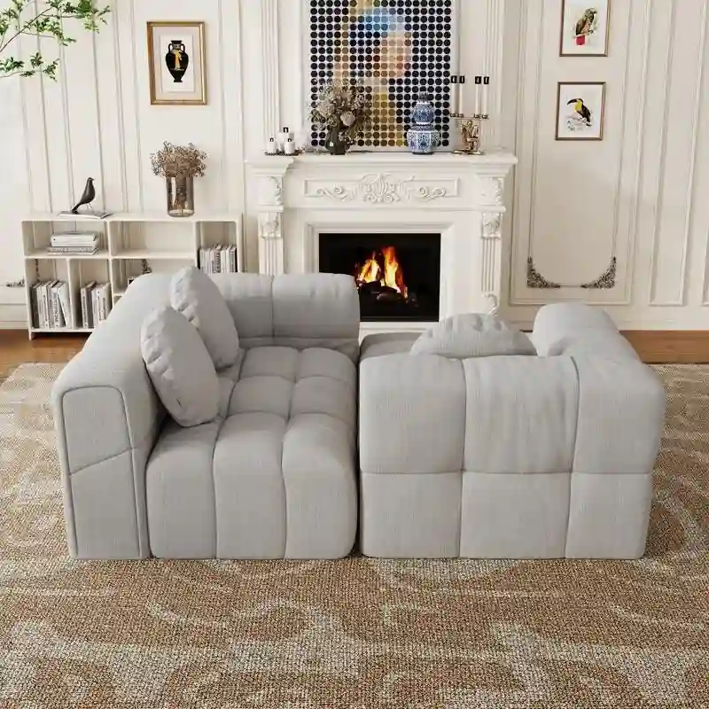 103 L-Shaped Modular Sofa, Free Combination (Left and Right Facing)
