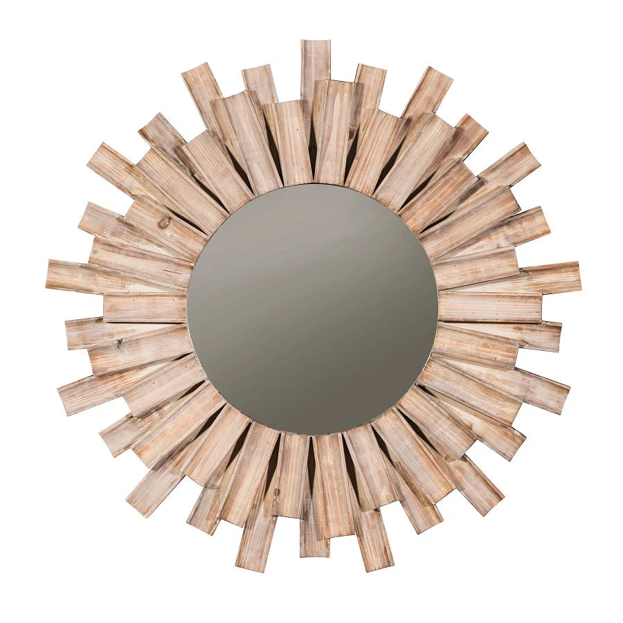 Donna Rustic Sunburst Accent Mirror