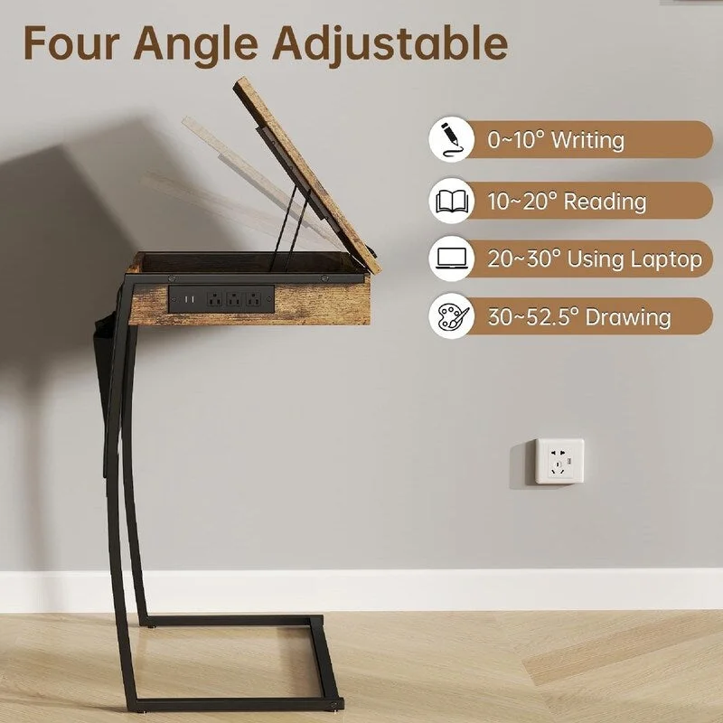 TV Tray Tables - 23.6D x 15.75W x 28.5H