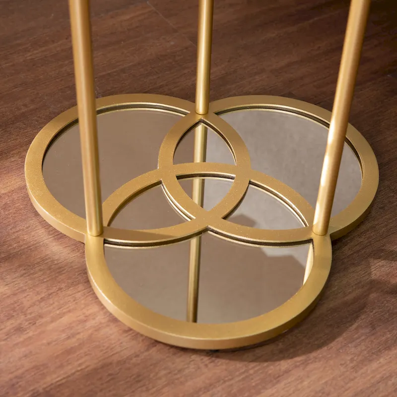 SEI Furniture Shelton Geometric Accent Table