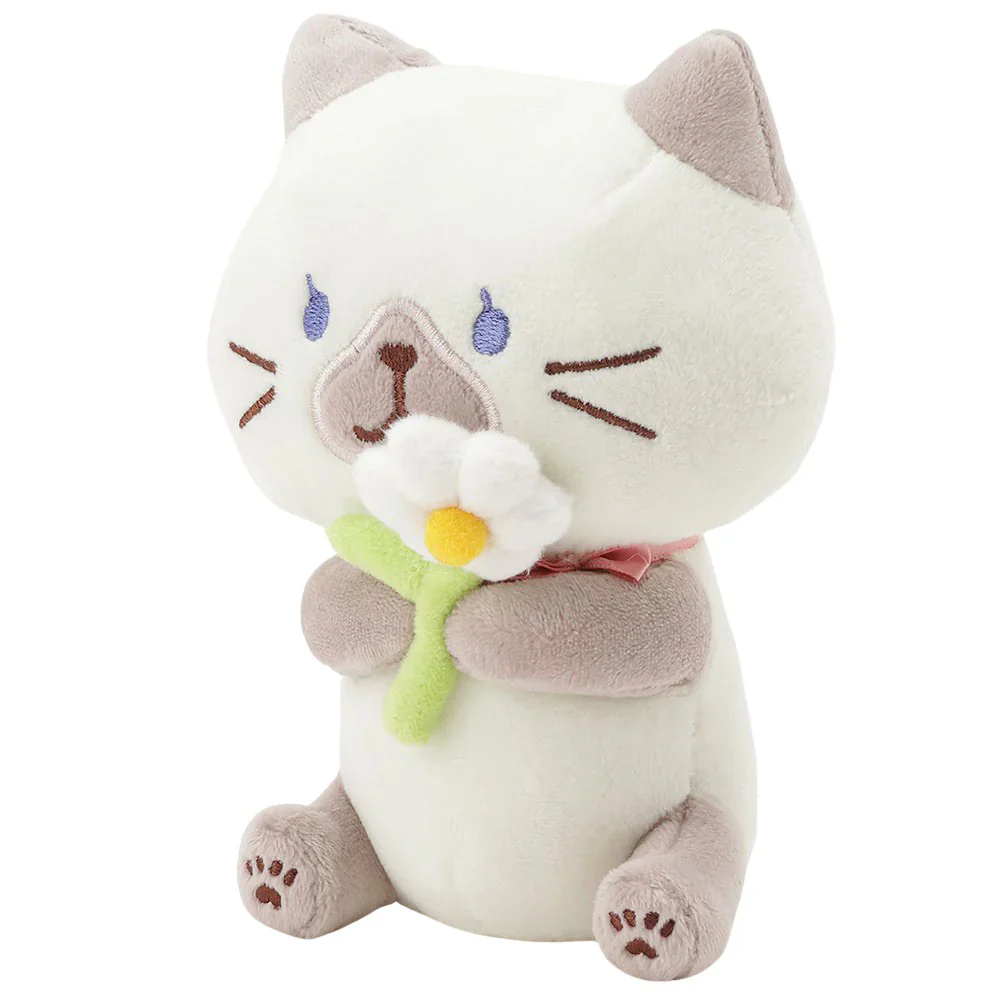 Hapins Flower Kitten Plush Siamese Cat