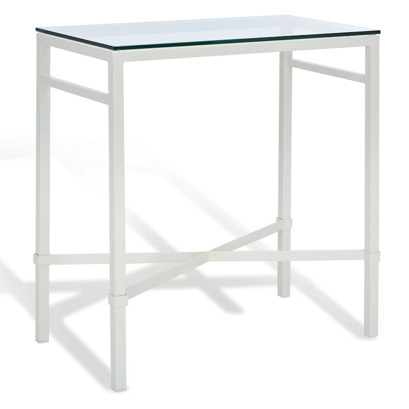SAFAVIEH Couture Vallie Side Table - 22 W x 13 D x 25 H - 22Wx13Dx25H