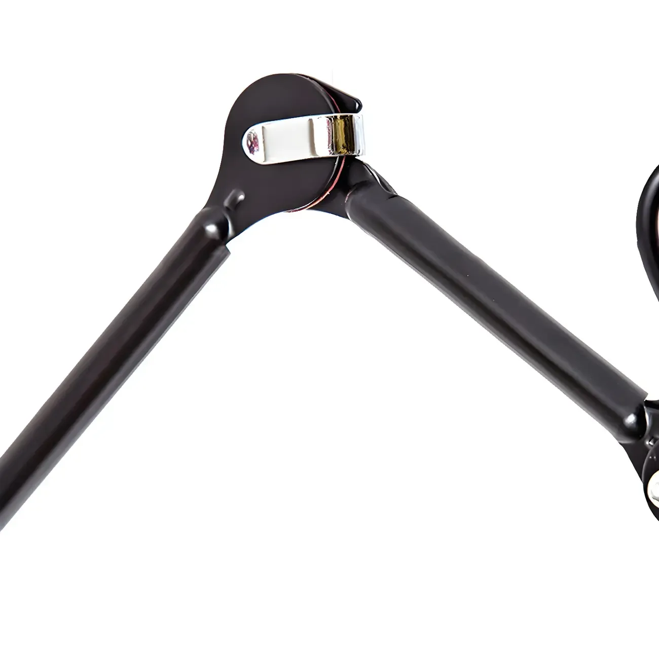 Trestle Base Metal Black Swing Arm Wall Light